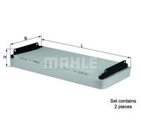 2x Filtro abitacolo Filtro particellare LA 47/S KNECHT per MERCEDES-BENZ MAYBACH