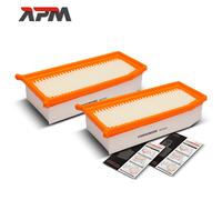 2x Filtro Aria Motore per Renault Clio Dacia Logan Spolverino Nissan Terrano