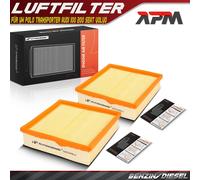 2x Filtro Aria Motore per VW Polo Transporter Audi 100 200 Seat Volvo