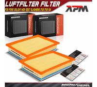 2x Filtro Aria per Ford Galaxy WGR Seat Alhambra 7V8 7V9 VW Sharan 7M6 7M8