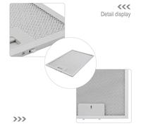 2x Filtro Grasso Rete Alluminio per Cappa Gamma 350x240x9mm Migliore Filtrazione [EEK: A]