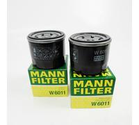 2x Filtro Olio W6011 Mann Filter per Smart 451 1,0l Fortwo Cabrio Coupe Brabus