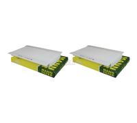2X Filtro Pollen MANN-FILTER Filtro Interno CU 3567