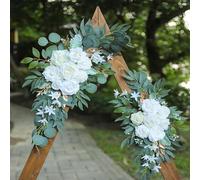 2x Fiori Dell'arco di Nozze Fiori Floreali per La Reception per Le Vacanze in