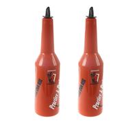 2X Flair Bartender Bartending Practice Bar Pub Bottiglia di Vino Cocktail S1028