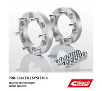 2x Flangia distanziale della ruota argento S90-8-25-002 EIBACH per OPEL TOYOTA