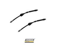 2x Flessibile Tubo Freno Anteriore Destro Sinistro Fiat Punto 188 1.3 Multitijet