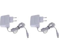 2X FLLAGG20 Caricatore Compatibile con Nintendo 3DS 2DS DSI 3DSXL Caricabatterie Console Portatile Giochi Charger Alimentatore CA Power Adapter