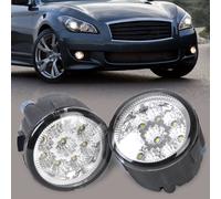 2x Fog Lamp Light LED Daytime Running Light DRL Fit For Nissan Infiniti ht
