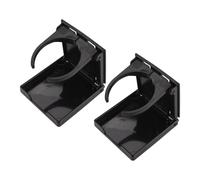 2x Folding Drink Bottle Cup Holder Mount Fit For Car RV Boat Marine Caravan