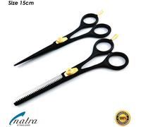 2x Forbici da Capelli 6'' Parrucchiere 15 CM Modellanti per Tagliare i Coiffeu