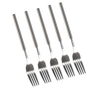2X(Forchette Estensibili, Forchette Telescopiche per Barbecue Acciaio Inoss9448