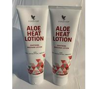 2x Forever Living Aloe HEAT LOTION 118 ml lozione massaggiante lenitiva....