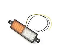 2x Freccia Anteriore Bullbar Bianca Ambra 30LED Indicatore Laterale Luce 12V-24V