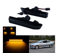 2x Freccia Dinamica LED Lateral Indicator Amber Per BMW E36 M3 X5 E53
