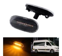2x Freccia Laterale LED Lampa Lente Trasparente VW Crafter 13-17 2E LCI