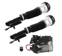 2X Front Air Suspenison Shock Struts + Compressor for MERCEDES Classe S W220