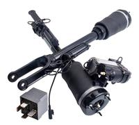 2x Front Air Suspension Struts Compressor Pump For Mercedes W164 X164 1643204413