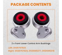 2x Front Control Arm Bushings For BMW 3 Series E46 323 325 328 330 31126757623