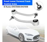 2x Front Lower Forward Track Control Arms 104157000B Per Tesla Model S Model X.