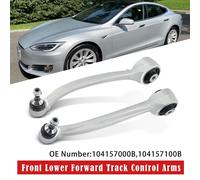 2x Front Lower Forward Track Control Arms 104157000B Per Tesla Model S Model X·