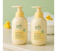 2x g&h Baby Bagnoschiuma & Shampoo 2-in-1 | Pelle Morbida e Protetta