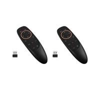 2X G10S Air Mouse Voice Remote Control 2.4G Ricevitore USB per Android TV BOX PC Gyro Sensing Telecomando Intelligente Senza Fili