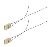 2X G9 Zoccolo di Ceramica Supporto Chiaro 2A 250V