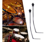 2x Gambe per tamburo Piedi per tamburo Hardware Gambe per tom da pavimento