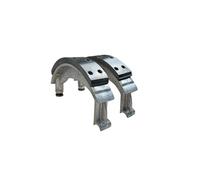 2x Ganasce Freno Pastiglie Freno Rivettati Ural 650 Freno