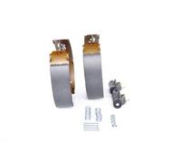 2x Ganasce freno premontato 0 204 114 112 BOSCH per PEUGEOT CITROËN FIAT