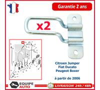 2X Gancio Chiusura Porta Posteriore Ducato Boxer Jumper 8724.H5 1362281080