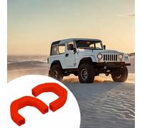 2x gancio di rimorchio copri il materiale in silicone per Dodge 1500