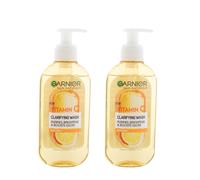 2x Garnier Vitamin C Boosts Glow Clarifying Wash Pelle opaca 200 ml -...