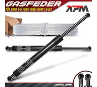 2x Gas Portellone Ammortizzatore 395mm 1550N per Saab 9-5 YS3G YS3E Combinato Da