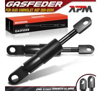 2X Gasfeder Motore Dämpfer 119Mm 530N Per Audi Cabriolet 8G7 Anno 1991-2000
