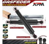 2X Gasfeder Posteriore Dämpfer 316Mm 1860N Per VW Touareg 7L SUV 2005/11-2010/05