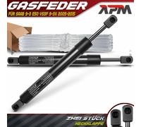2X Gasfeder Posteriore Dämpfer 399Mm 1340N Per Saab 9-3 D75 D79 E50 E79 9-3X YS3