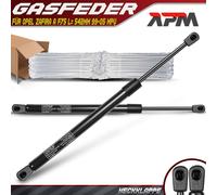 2X Gasfeder Posteriore Dämpfer 542Mm 590N Per Opel Zafira A T98 Dal 1999 MPV
