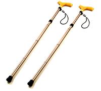 2x Gehstock Pieghevole Color Bronzo Regolabile IN Altezza 84-94 CM Alluminio