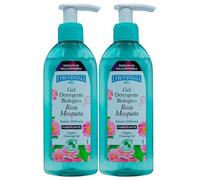 2x Gel Detergente Biologico ROSA MOSQUETA, Azion Delicata, Purificante. Il 99,15% Degli Ingredienti è Naturale o Di Origine Naturale 150ml