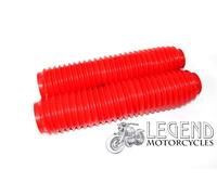 2x ghette forcella anteriore originali Yamaha 43F-23191-11 XT500 XT600 rosso ...