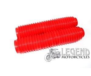 2x ghette forcella anteriore originali Yamaha 43F-23191-11 XT500 XT600 rosso ...