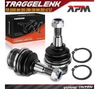 2x Giunto Anteriore Basso per Dodge RAM 1500 Gruppo Cab 4.7 5.7 Pick-Up