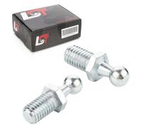 2x Giunto Sferico Perno Molle a Gas M10 Filetto 10mm Testa DIN71803 per VW Golf