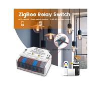 2X GLEDOPTO ZigBee 3.0 OFF Relay AC Power Electric APP Voice Control Push for Alexa Tuya GL-C-310P