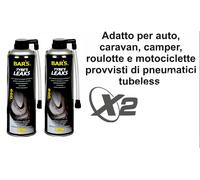 2X GONFIA E RIPARA PNEUMATICI PROFESSIONALE DA 500ML RIPARAZIONE RAPIDA E FACILE