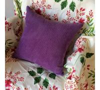 2X Grande Tinta Unita Velluto a Coste Copricuscino Durevole Tessuto Federe Letto