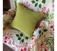 2X Grande Tinta Unita Velluto a Coste Copricuscino Durevole Tessuto Federe Letto