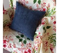 2X Grande Tinta Unita Velluto a Coste Copricuscino Durevole Tessuto Federe Letto